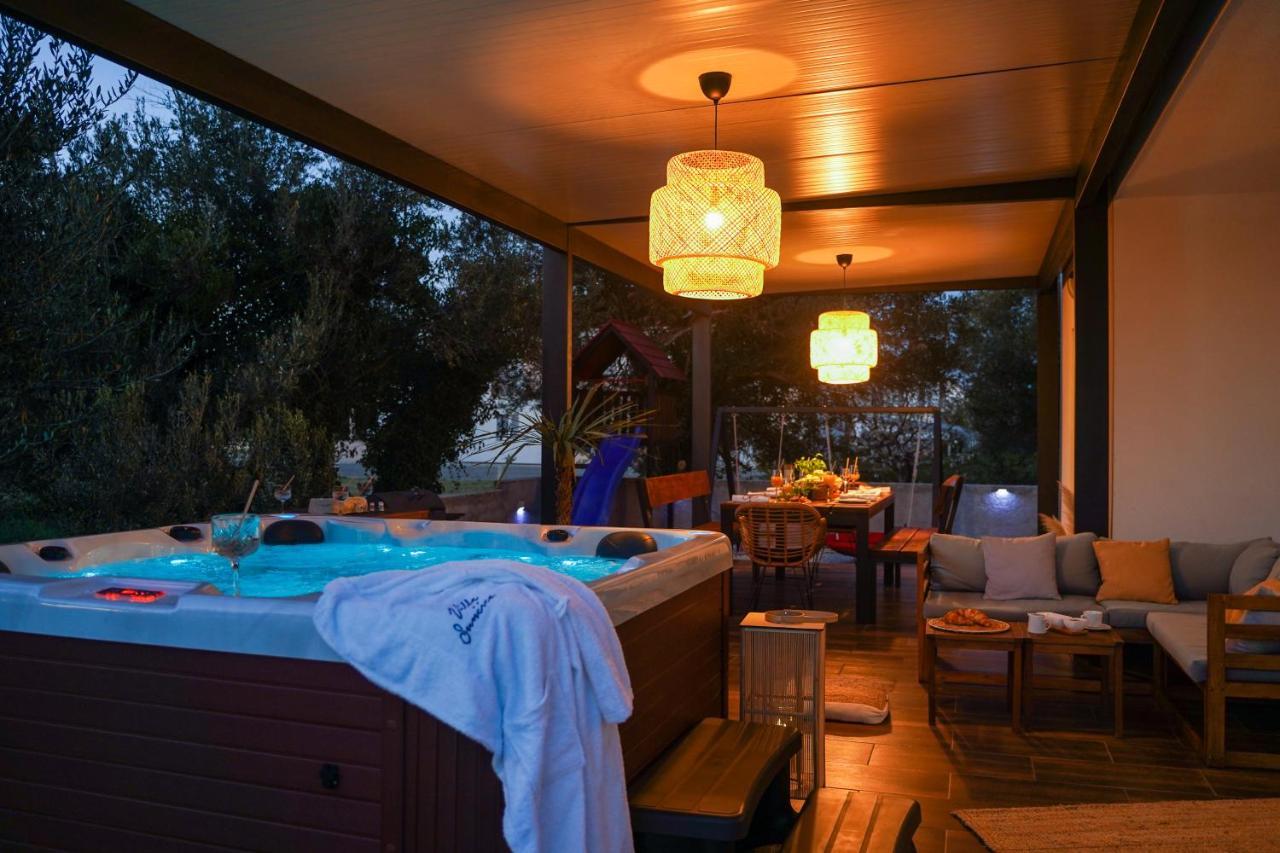 Villa Suncica With Heated Pool, Jacuzzi And Bikes Near Zadar Sukošan Exteriör bild