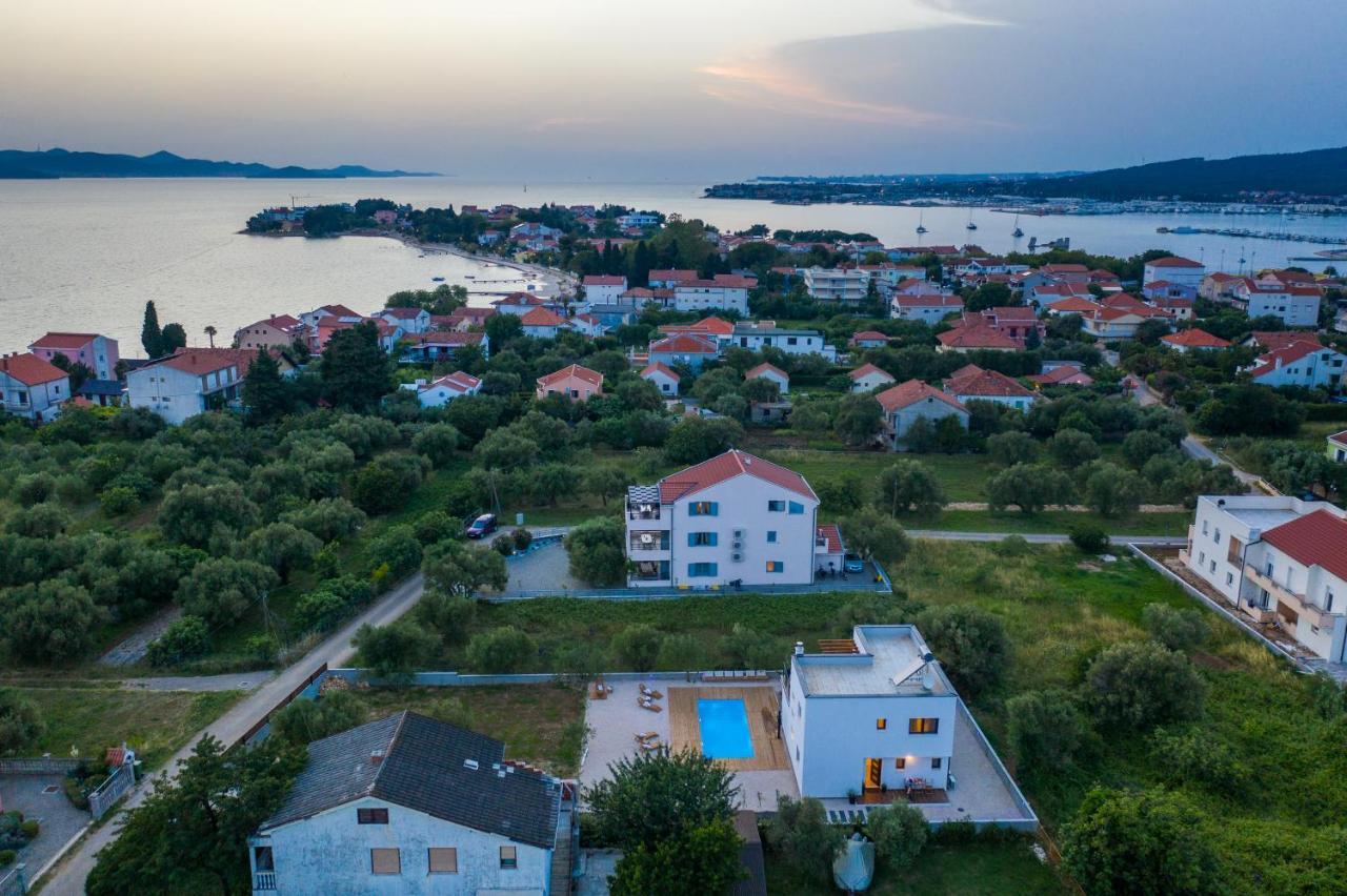Villa Suncica With Heated Pool, Jacuzzi And Bikes Near Zadar Sukošan Exteriör bild